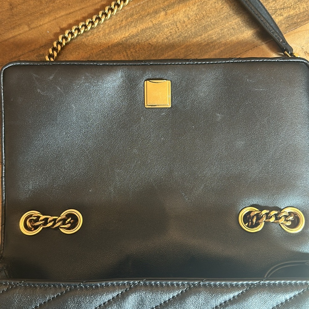 Tory Burch Kira Chevron Convertible Purse/ Bag - Picture 13 of 16